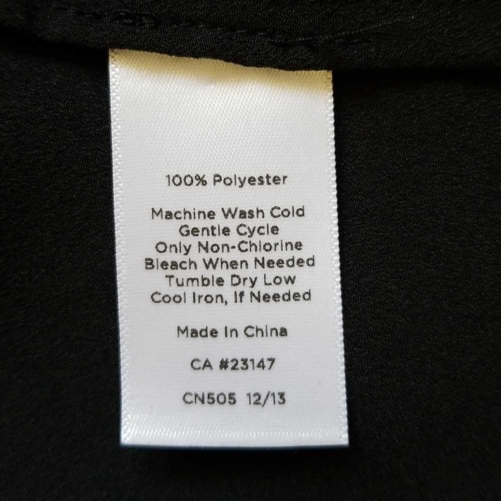 Talbots Black sleeveless blouse - Picture 5 of 7
